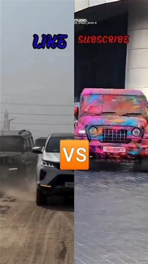 Thar vs Fortuner: The Ultimate Ego Clash! 😤🔥 #automobile #legenderfortuner #thar #virel #shorts