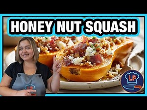 Sweet & Salty Baked Honey Nut Squash