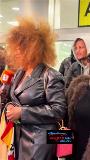 Makoma's Exciting Arrival at Entebbe Airport for Concert