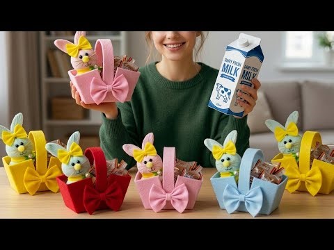 Look what I made with a recycled milk carton. 😱30 were sold in one day.