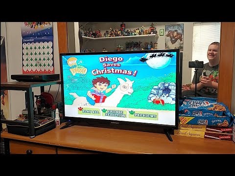 Menu Walkthrough Of Go, Diego, Go: Diego Saves Christmas DVD From 2006 🎅🏻🦌🦙🎄🐧❄🌨