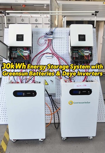 ⚡️30kWh Energy Storage System with Greensun Batteries & Deye Inverters🔋 🏠Specifically designed for residential use to power all household appliances ⚡️2PCS 15KWH Greensun Lithium Battery ⚡️2PCS 15KW Deye Hybrid Inverter ✅Intelligent BMS ✅High safety, strong stability ✅Bluetooth real-time monitoring ✅Roller wheel design for easy mobility ✅Grade A LiFePO4 cells with 6000-cycle lifespan #homebattery #ess #deye #inverter #lithiumbattery