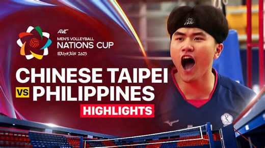 Chinese Taipei vs Philippines - Highlights | AVC Men's Volleyball Nations Cup 2025