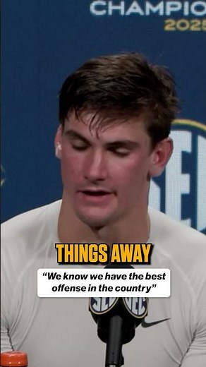 Ty Simpson on Alabama's offense after "frustrating" loss to Georgia in SEC Championship #Bama #CFB