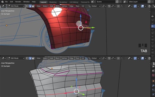 【Blender （中）特斯拉汽车建模与渲染视频教程- Blender Car Series Vol 1 Modeling】