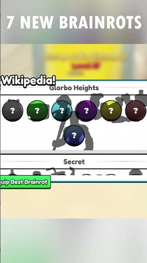 🎫😱⚡NEW UPDATE 11 July 5 Italian Brainrot Evolution Roblox New World Glorbo Heights New 7 Brainrots