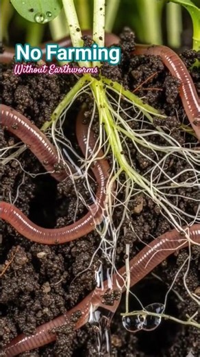 🌱 Earthworms – Farmers’ Little Helpers 🪱 | Gobofarm #ytshorts #earthworms #trending
