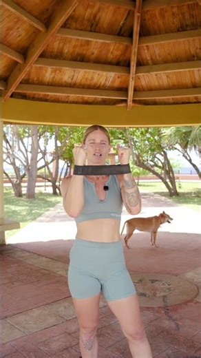 DEMO: BANDED SHOULDER ABDUCTION TO OH PRESS - Build Strong, Stable Shoulders #shoulderrehab