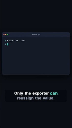 JavaScript Modules: import Is a Live Binding