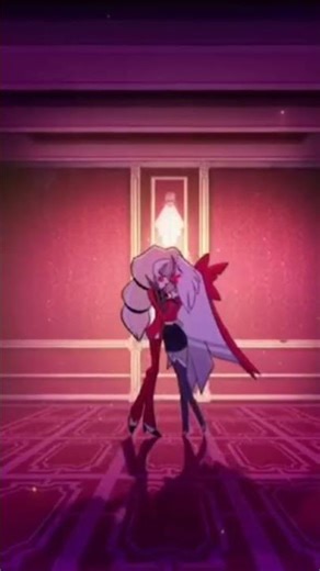 Charlie x vaggie kiss ♥️♥️♥️ #hazbinhotel #alastor #hazbin #hazbinhoteledit #husk #vox #angeldust