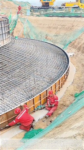 Bracing the Tower: How Steel Props Hold the Mold for a Wind Turbine's Pedestal