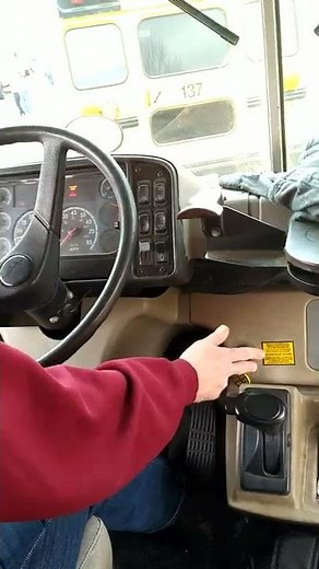 freightliner fs65 Thomas school bus start up