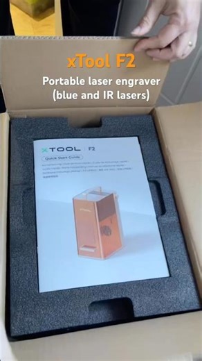xTool F2 portable laser engraver - Review coming soon #xtool #laserengraving