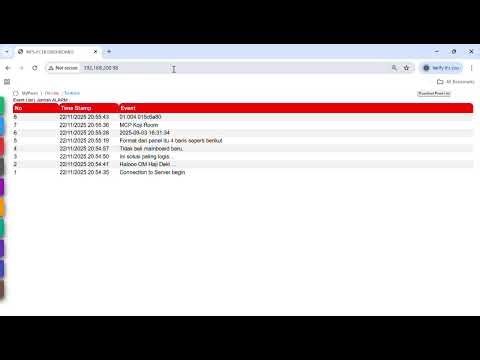 Let's monitor the Fire Alarm Panel