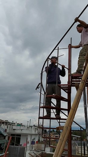 6.1M views · 94K reactions | Round ladder pipe bending gardai | Kamal Bahadur Thakuri | Facebook