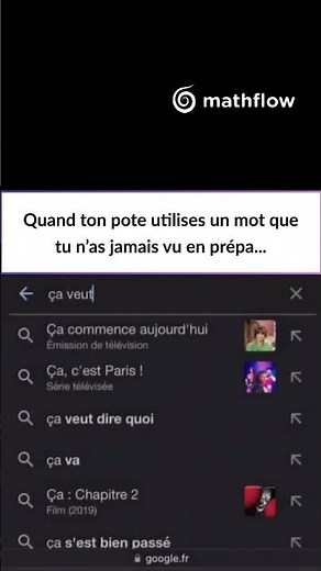 Quand ton pote utilises un mot que tu n'as jamais u en prépa...