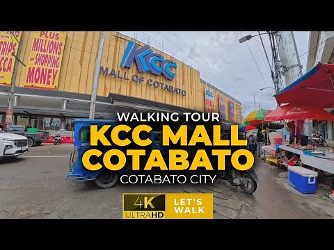 KCC Mall Cotabato City Walking Tour | The situation in KCC Cotabato in 4K