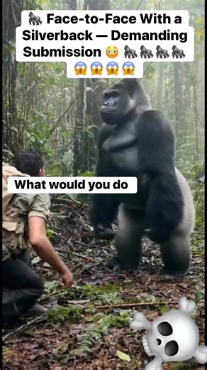While tracking gorillas deep in the forest, our team suddenly froze. The massive silverback emerged from the mist, eyes locked on us… a silent demand for submission. We lowered our gaze and stayed perfectly still — one wrong move could’ve changed everything. Moments later, he grunted softly and turned away, fading back into the jungle. Unforgettable. Humbling. Pure power of nature. 🌿 Would you have been brave enough to stand your ground? #GorillaEncounter #Silverback #WildlifeExperience #Safari