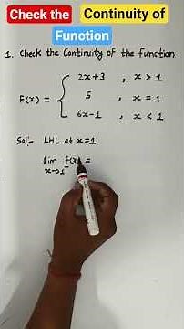 How to check continuity of the function🔥🔥🔥f(x) = 2x-3 #maths #class12 #continuity