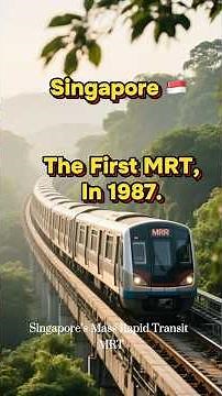 Singapore First MRT In 1987. Singapore 🇸🇬 |