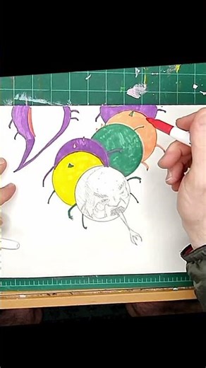 Colorful Caterpillar #art