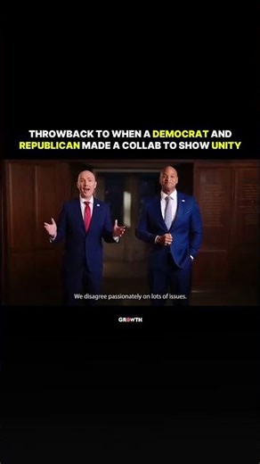 Throwback to When a Democrat and Republican Collabed to Show Unity