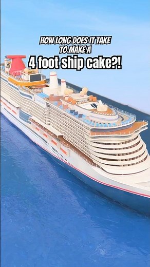This Ship Cake Took Foreverrrrrrr