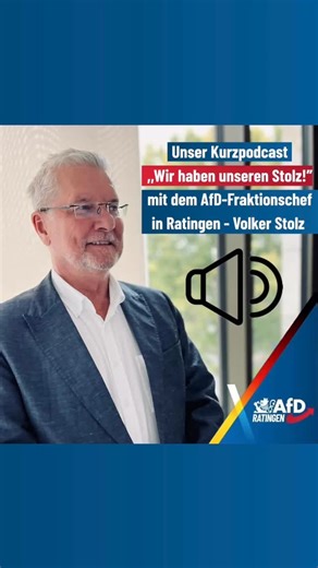 Folge 1: Ein paar Fragen an Volker! #wirhabenunserenstolz #afd #afdratingen #ratingen #politikfürratingen | Bernd Ulrich