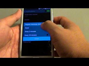 Samsung Galaxy S5: How to Enable New Text Message Repeat Alert