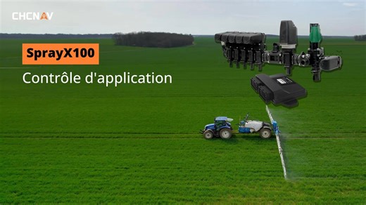 🔍 Découvrez le contrôle d'application SprayX100, le nouveau contrôleur de pulvérisation intelligent de CHCNAV. Les opérations de pulvérisation souffrent souvent de chevauchements, de zones oubliées et de gaspillage. SprayX100 y répond avec contrôle de précision – pulvérisation uniforme et couverture constante. La compensation de la vitesse au sol ajuste automatiquement le débit, tandis que le contrôle automatique des sections réduit les zones oubliées et les chevauchements. Avec utilisation sim