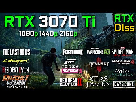 RTX 3070 Ti + R7 7700X | Test in 20 Games | Ray Tracing & Dlss Test | 1080p 1440p & 4k | 2023