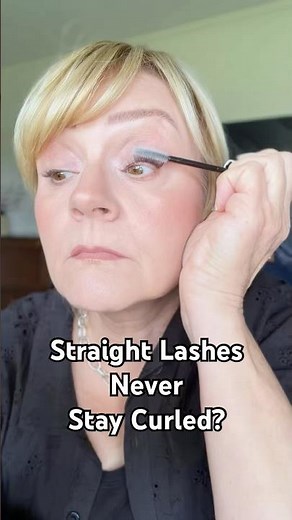 Try This for Straight Lashes Over 50! It Works!