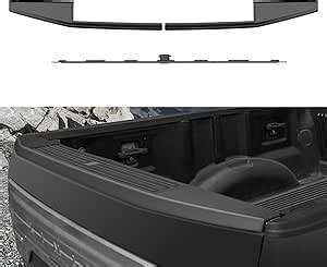 Tailgate Top Trim Cap Cover Molding with Flex Step for Ford F150 2015-2020, Combined Flex Step Tailgate Protector Cap Top Trim Protector, Replace #FL3Z9941018AB