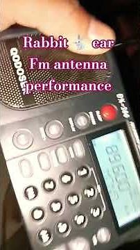 rabbit 🐰 ear Fm antenna performance
