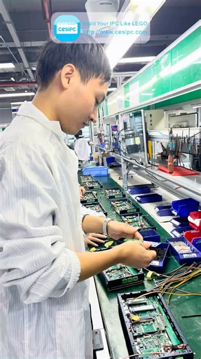 Today on our production line: 10-inch Panel PCs, ready to ship to Ireland. #cesipc #panelpc