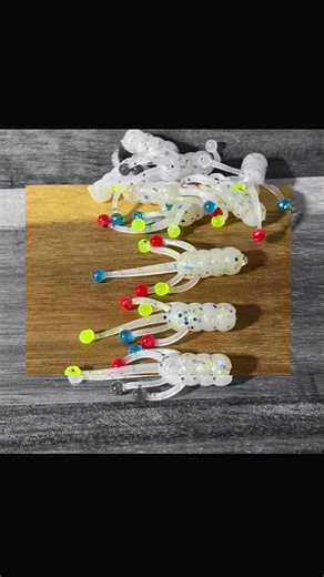 WONDER BREAD ALIEN TAIL CRAPPIE BAITS!!!! It doesn't get much more custom than this. Check out the link to get your own! #fishing #crappie #panfish #baitmaking