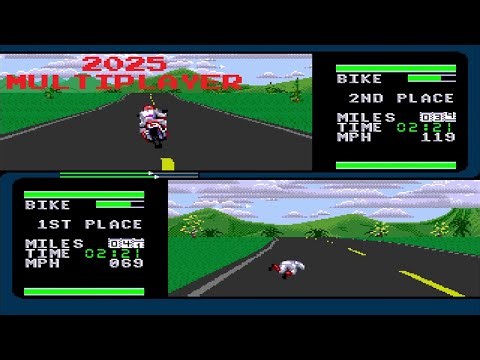 Getting Road Rage in Road Rash 2 Multiplayer!