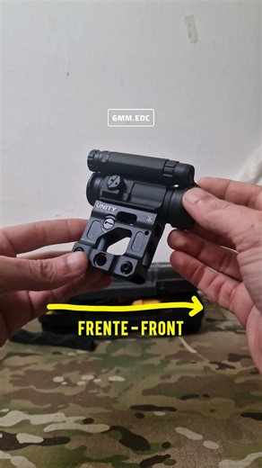 Instalación de red dot clon m5 en un elevador tipo Fast micro unity . Y caja de transporte #reddot