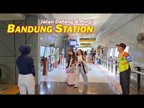 BANDUNG RAILWAY STATION❗Datang dan pergi Stasiun Hall❕the largest railway station in West Java ⁉️