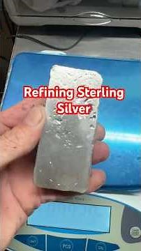How To Refine Sterling Silver Into .999 Fine Silver #silver #gold #silver