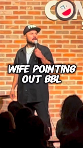 56K views · 1K reactions | Chingo Bling- When your wife points out a BBL in public! Bryan, Texas May 31 & Milwaukee Improv June 2!  #standupcomedy | Official Chingo Bling | Facebook
