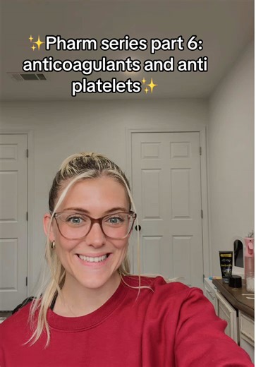 Pharmacology for Nursing: Antiplatelets & Anticoagulants