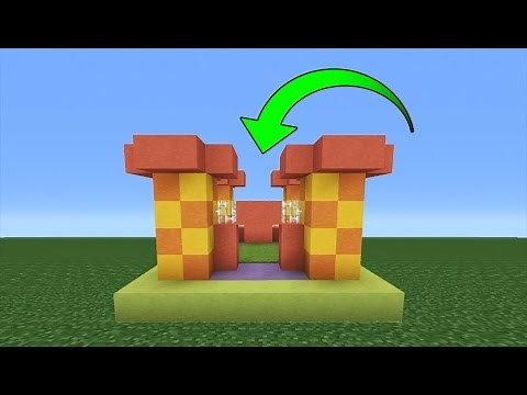 Minecraft Tutorial: How To Make A WORKING Bouncy Castle