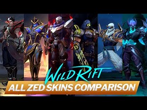 ALL ZED Skins Comparison ( Supreme Cells, Galaxy Slayer, Project, Psyops, Death Sword, Shockblade )