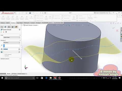 Solidwork Tutorial 36 : intersect command ,features section