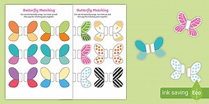 Butterfly Matching Game