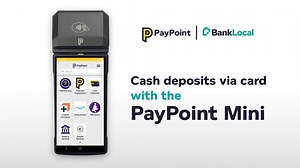 PayPoint | BankLocal Cash deposits via card - PayPoint Mini