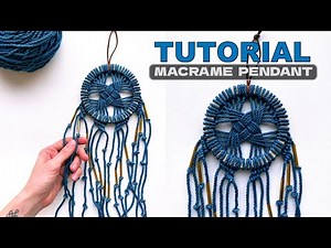 DIY: Macrame Pendant