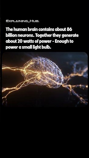 Your Brain Generates Electricity ⚡ #science #brain #neuroscience