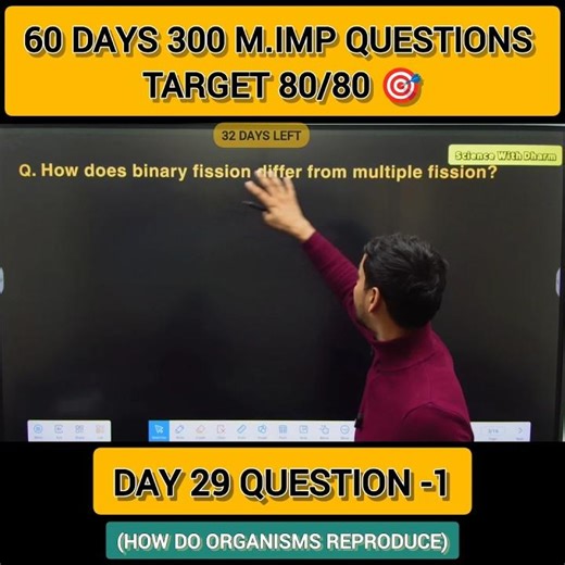 Day 29 | Question–1 | How Do Organisms Reproduce | 60 Days – 300 Questions
